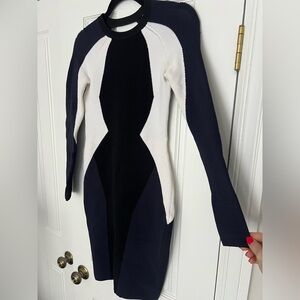 Kendall and Kylie bodycon dress size small, backless, stretch